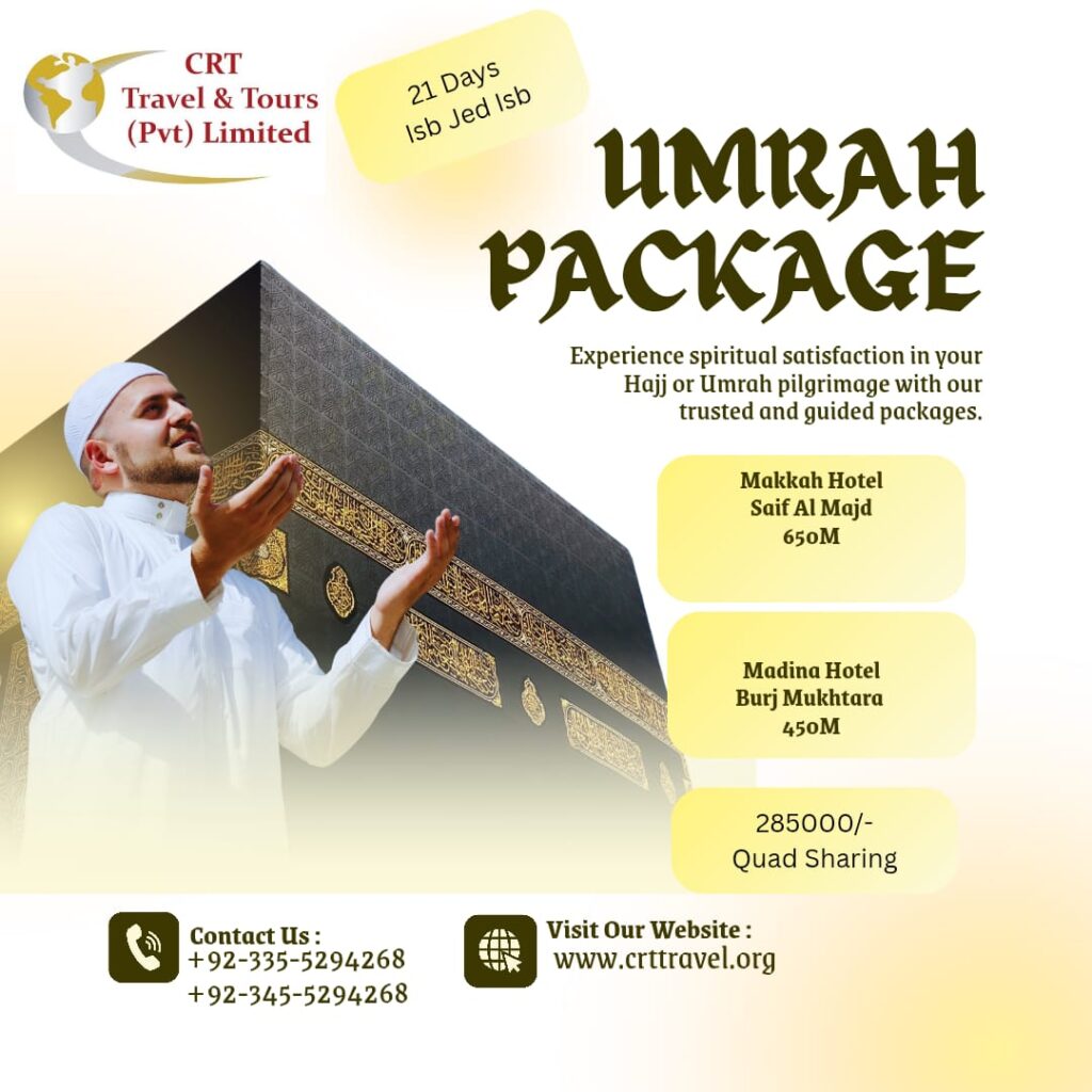 Umrah Travel Agency Near Me | Trusted Services in Pakistan